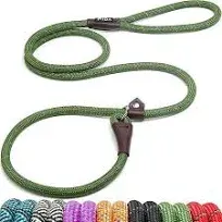 Fida Durable Slip Lead Dog Leash 6 FT x 1/2 inch Heavy Duty Loop Comfortable Strong Rope Leash for Large