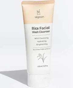 VEGREEN Rice Facial Wash Cleanser