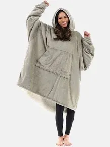 Original | Oversized Microfiber &amp; Sherpa Wearable Blanket, Seen on Shark Tank, O