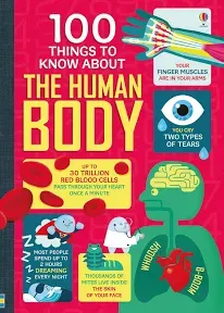 100 Things To Know About The Human Body Usborne Paperback NWT