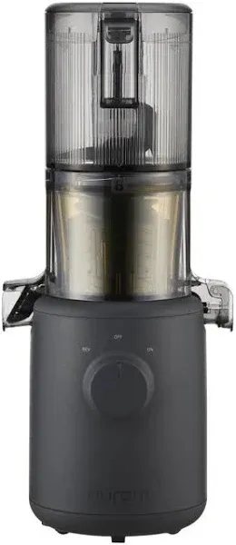 Hurom H310A Renewed Personal, Self Feeding Slow Masticating Juicer - Charcoal Gray | Easy-Clean, Max Yield, Quiet Motor - Hopper Fits Whole Produce - BPA Free