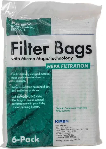 Kirby Bags HEPA Micron Magic Plus