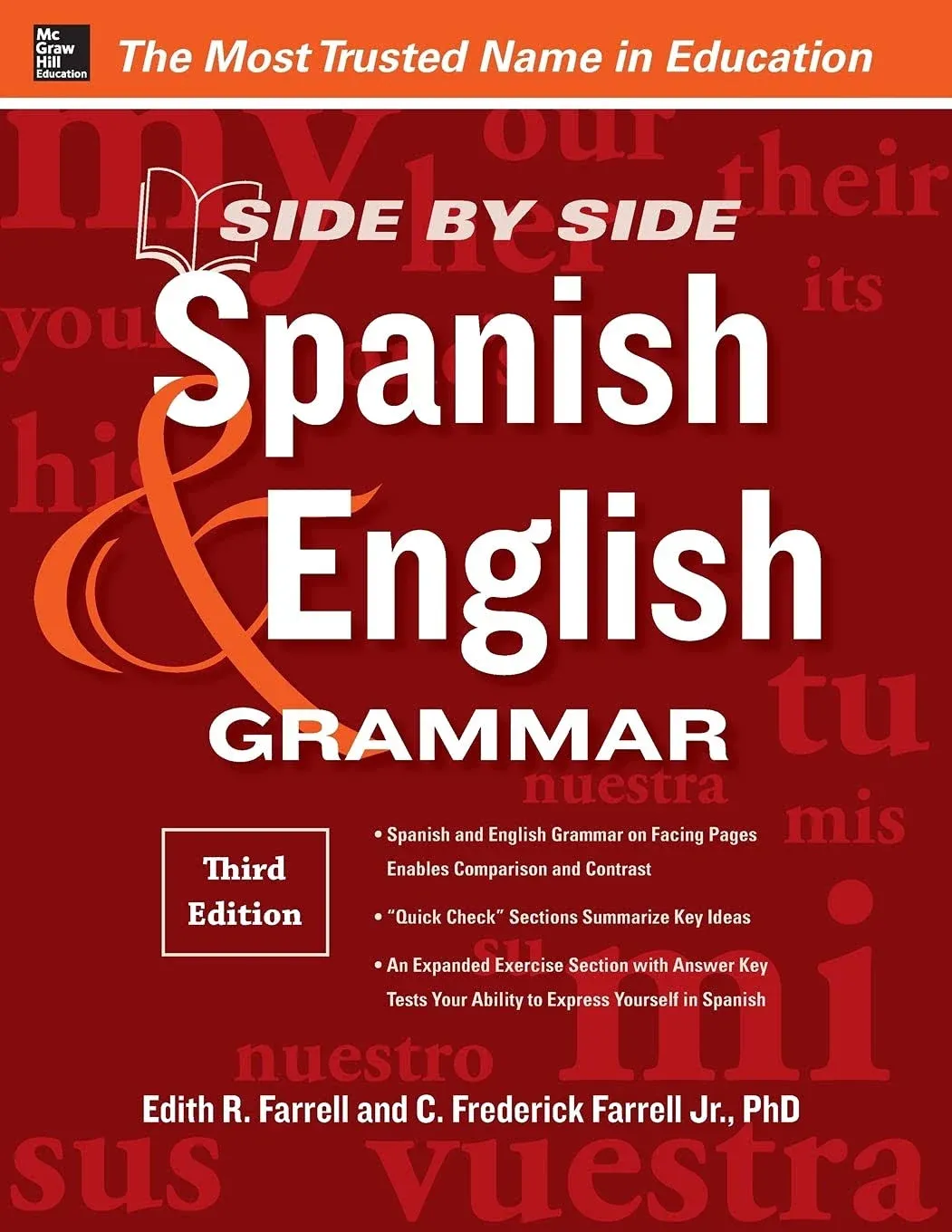 Side-By-Side Spanish and English Grammar, 3rd Edition [Book]