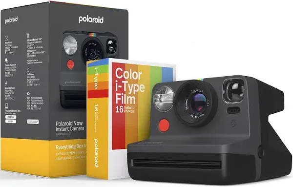 Polaroid NOW Generation 2 Instant Camera (Black) 9095