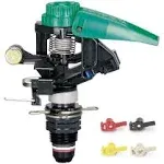 Rain Bird P5-R Plus Plastic Impact Sprinkler With Nozzle Set, Black