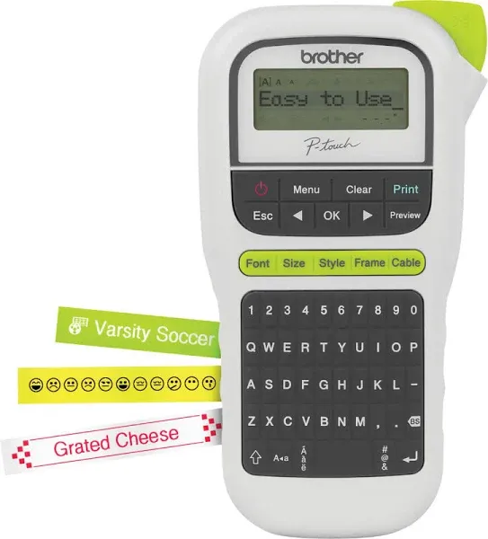 Brother P-Touch Label Maker, PTH110, Thermal Transfer Inkless Pocket Printer