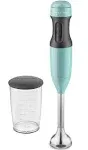 KitchenAid KHB1231 2-Speed Hand Blender - Turquoise/Blue