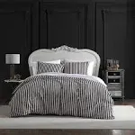 Betsey Johnson Wonderland Stripe Reversible Duvet Cover Set