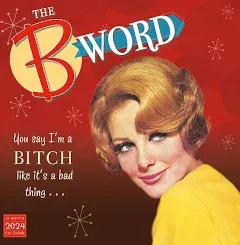 Sellers Publishing The B Word 2024 Wall Calendar