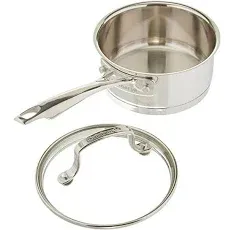 Cuisinart 1 Qt Stainless Steel Saucepan Glass Lid Induction Ready MDL# 7719-14PP