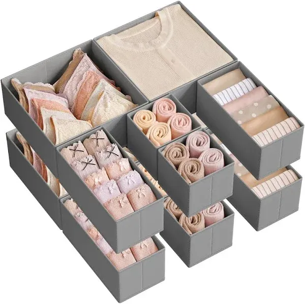 SONGMICS Foldable Fabric Storage Bins