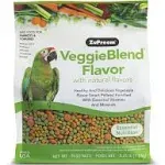 ZuPreem VeggieBlend Smart Pellets Bird Food for Parrots & Conures, 3.25 lb Bag - Made in the USA, Daily Nutrition, Essential Vitamins, Minerals for African Greys, Senegals, Amazons, Eclectus, Cockatoos