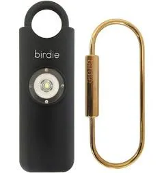 She’s Birdie–The Original Personal Safety Alarm for Women by Women–Loud Siren, Strobe Light and Key Chain in a Variety of Colors (Charcoal, 2 Pack)