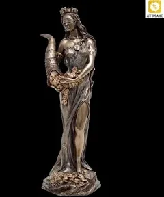 Lady Fortuna Statue, Goddess of Fortune and Luck - Contemporary - Decorative Objects And Figurines - by AllSculptures | Houzz