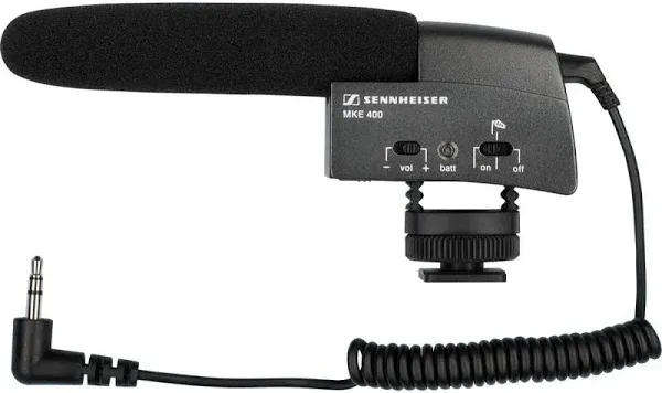 Sennheiser MKE 400 On-Camera Shotgun Microphone