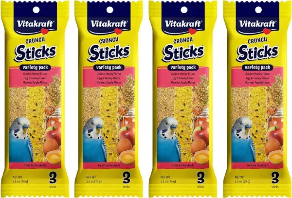 Vitakraft Crunch Sticks Egg and Honey for Parakeets