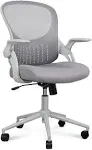 Smug Home Office Chair Ergonomic Desk Chair Mesh Computer Chair, Up Arms, Grey