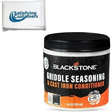 Blackstone 2-in-1 Griddle & Cast Iron Seasoning Conditioner