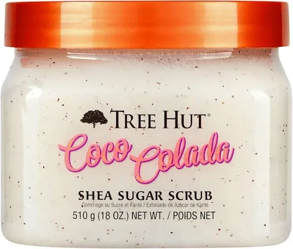 Tree Hut Shea Sugar Scrub Coco Colada, 18 oz, Ultra Hydrating and Exfoliating Sc