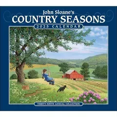 Andrews McMeel Publishing, Country Seasons 2025 Wall Calendar by John Sloane