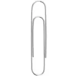 ACCO Economy Paper Clips Jumbo Silver 100/Box (A7072580) 650964