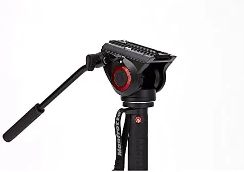 Manfrotto XPRO Monopod+ 4-Section Aluminum Monopod with Fluid Video Head