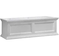 Mayne Fairfield 4ft Traditional Plastic Window Box in Espresso