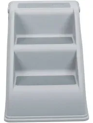 Trixie Pet Products 3-Step Pet Stairs In Light Grey