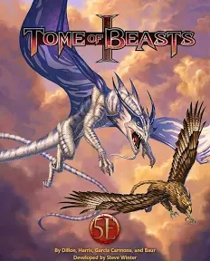 Tome of Beasts I: 2023 Edition (D&amp;D 5E Compatible) Hardback Kobold Press