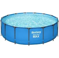 Bestway Steel Pro 15-foot x 48" Round Frame Above Ground Swimming Pool