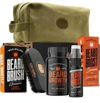 Beard Growth Kit for Men Mens Grooming Beard Kit - Includes Beard Growth Serum &amp;