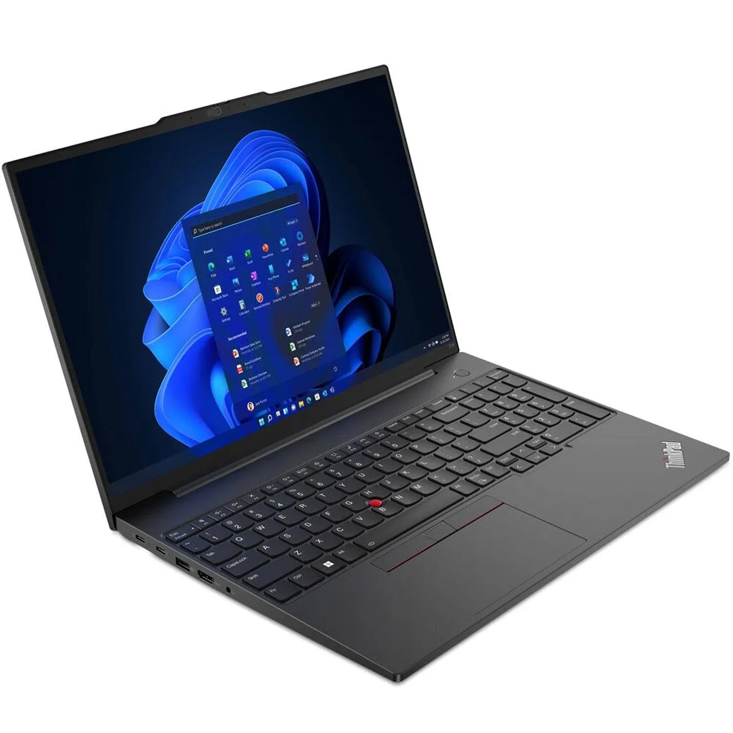 Lenovo ThinkPad E16 Gen 1 Intel Laptop, 16 inch IPS 60HZ, i7-1355U, Iris Xe, 16gb, 512GB, One Yr Onsite Warranty, Black