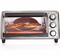 BLACK+DECKER TO1356SG 1150W 4-Slice Toaster Oven