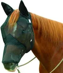 Cashel Quiet Ride Fly Mask - Long Nose with Ears