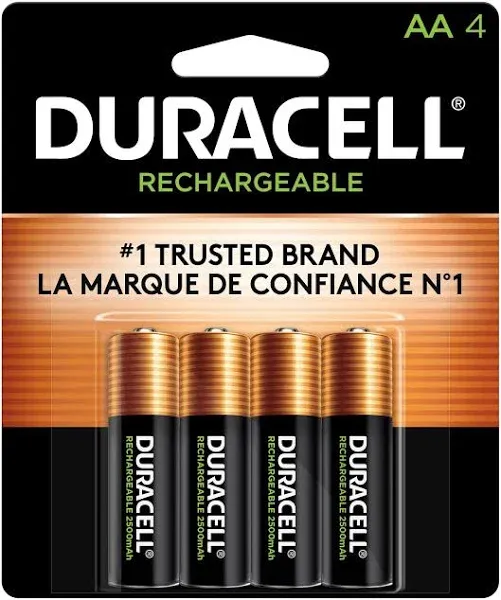 Duracell AA Rechargeable Batteries (4-Pack)