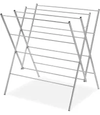 Whitmor Oversized Metal Drying Rack, Silver