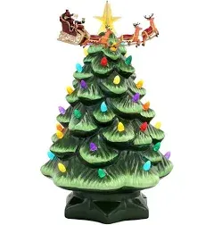 Mr. Christmas Animated Santa's Sleigh Nostalgic Tree