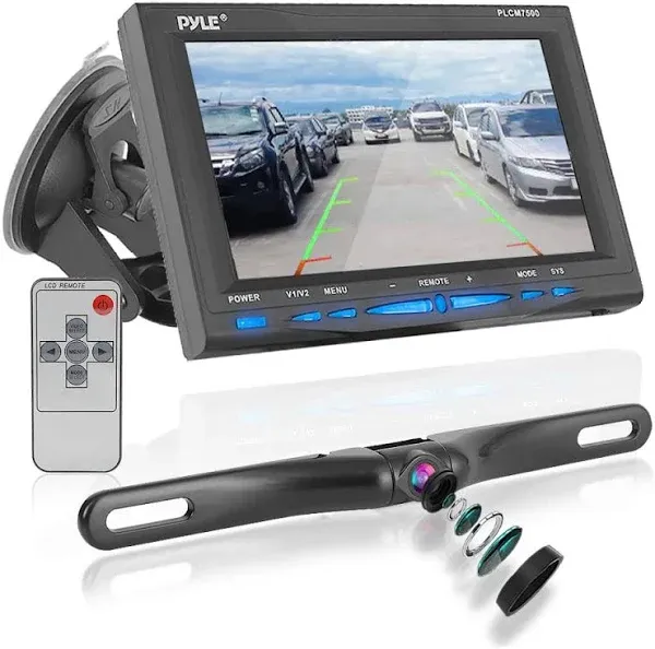 Pyle 7 inch LCD Backup Camera Monitor