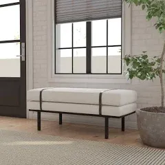 HomePop Upholstered Bench