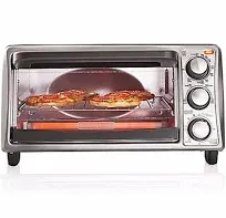 BLACK+DECKER TO1356SG 4-Slice Toaster Oven, Even Toast Technology, used