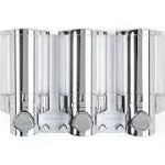 3 Shower Dispenser, Shampoo and Soap Dispenser, 3x11 Fluid Oz. Chrome,11.2x3.<wbr/>5x7