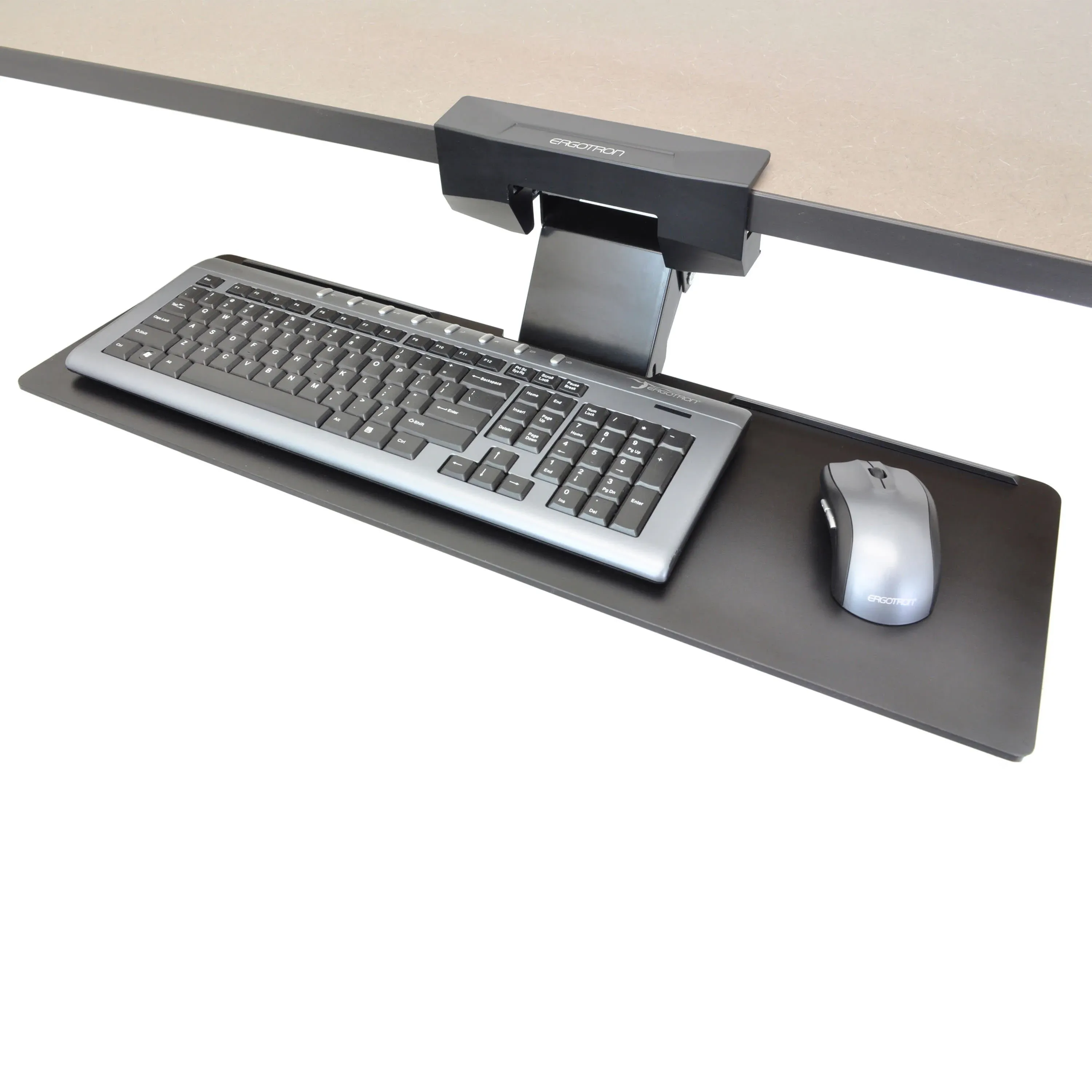 Ergotron 97-582-009 Neo-Flex Underdesk Keyboard Arm, Black, Tilt, 5-Year Warranty