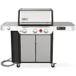 Weber - Genesis Smart SX-335 Natural Gas Grill - Stainless Steel