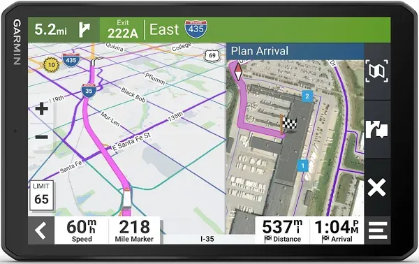 Garmin Garmin Dezl Truck GPS - Large 8-in Touchscreen, Custom Truck Routing, BirdsEye Satellite Imagery