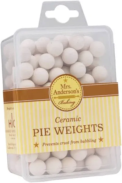 Mrs. Andersons Baking Ceramic Pie Crust Weights, Natural Ceramic Stoneware