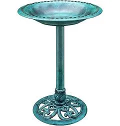 28” Lightweight Antique Bird Bath