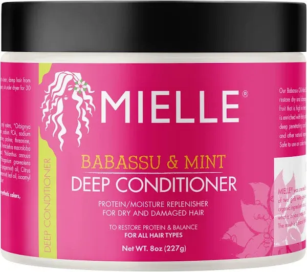 Mielle Organics Babassu Oil & Mint Deep Conditioner - 8 oz jar