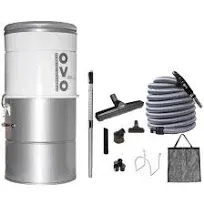 Unit Large and Powerful Central Vacuum System, Hybrid Filtration (with or wit...