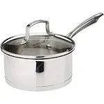 Cuisinart 8919-16 Professional Stainless Saucepan with Cover, 1.5-Quart, Steel