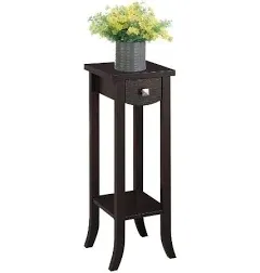 Convenience Concepts Newport Prism Tall Plant Stand, Espresso